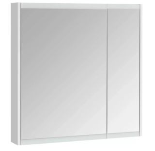 Зеркальный шкаф Акватон Нортон 80см белый 1A249202NT010